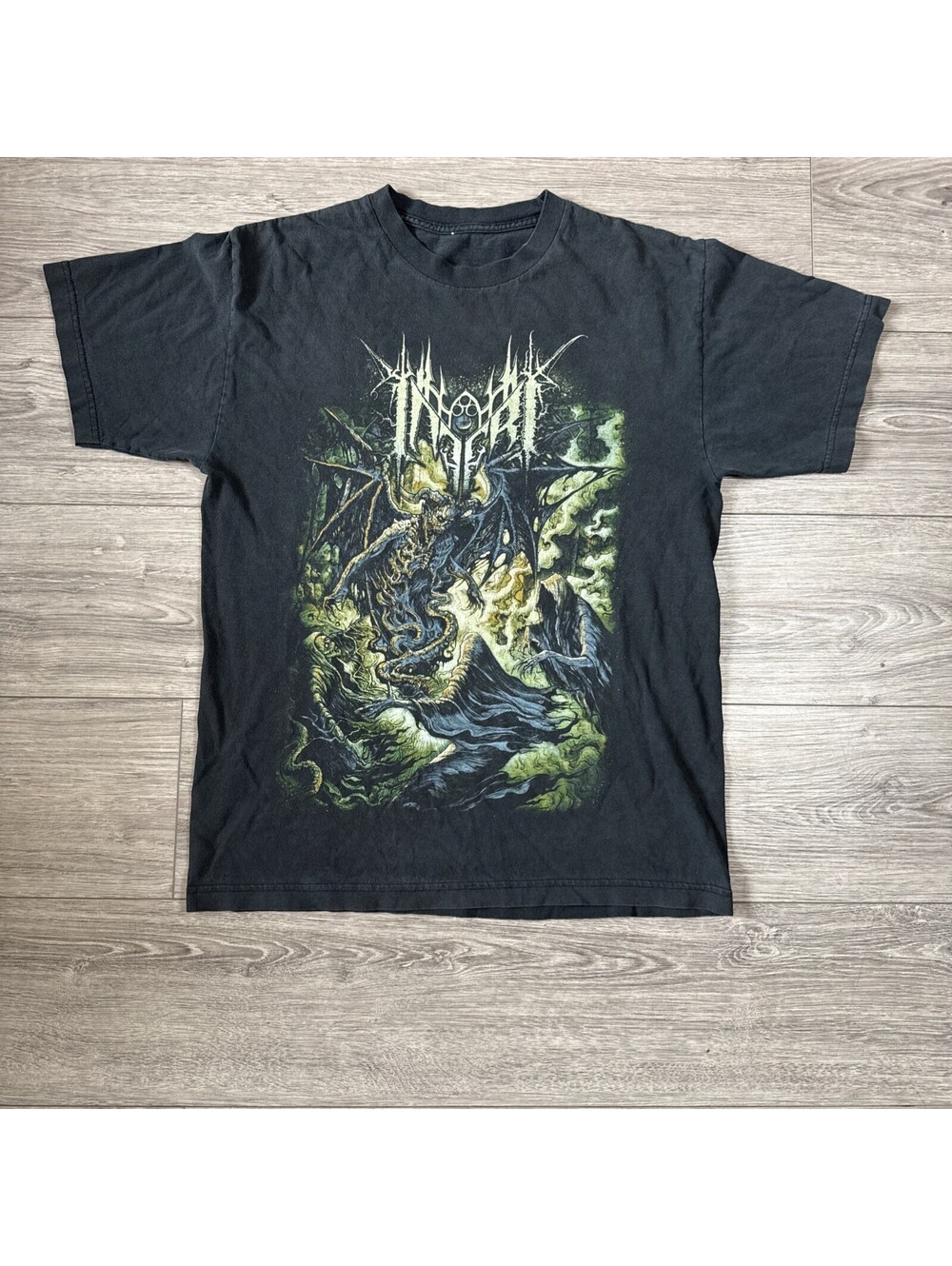 Inferi Tech Death Metal Band T-Shirt Graphic Size Medium